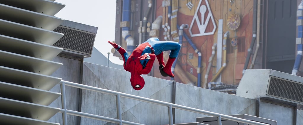 Flying Animatronic Spider-Man at Avengers Campus | Videos