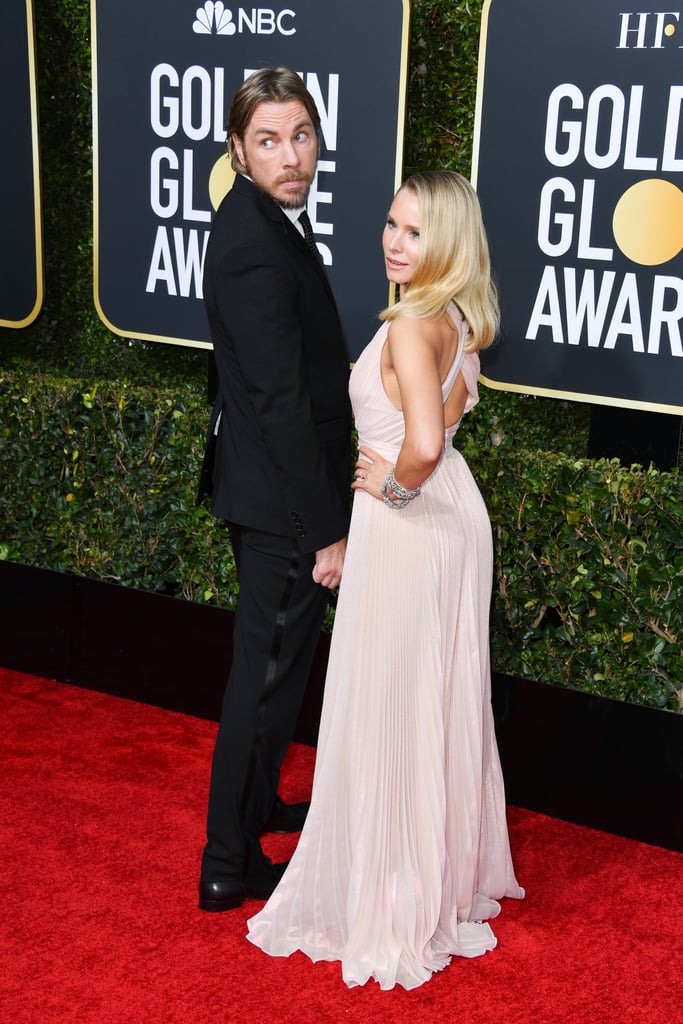 Dax Shepard and Kristen Bell at Golden Globe Awards