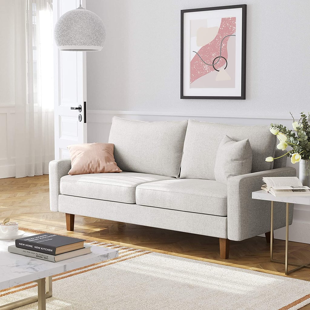 The Best Midcentury-Modern Sofa: Breathable Linen Comfortable Couch