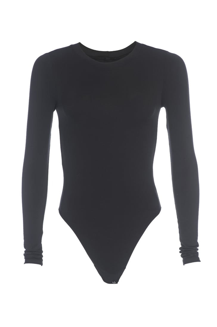 Good American The Crewneck Bodysuit Our Favorite Bodysuits, Straight