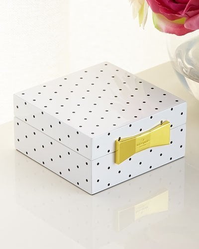 Polka Dot Square Jewelry Box