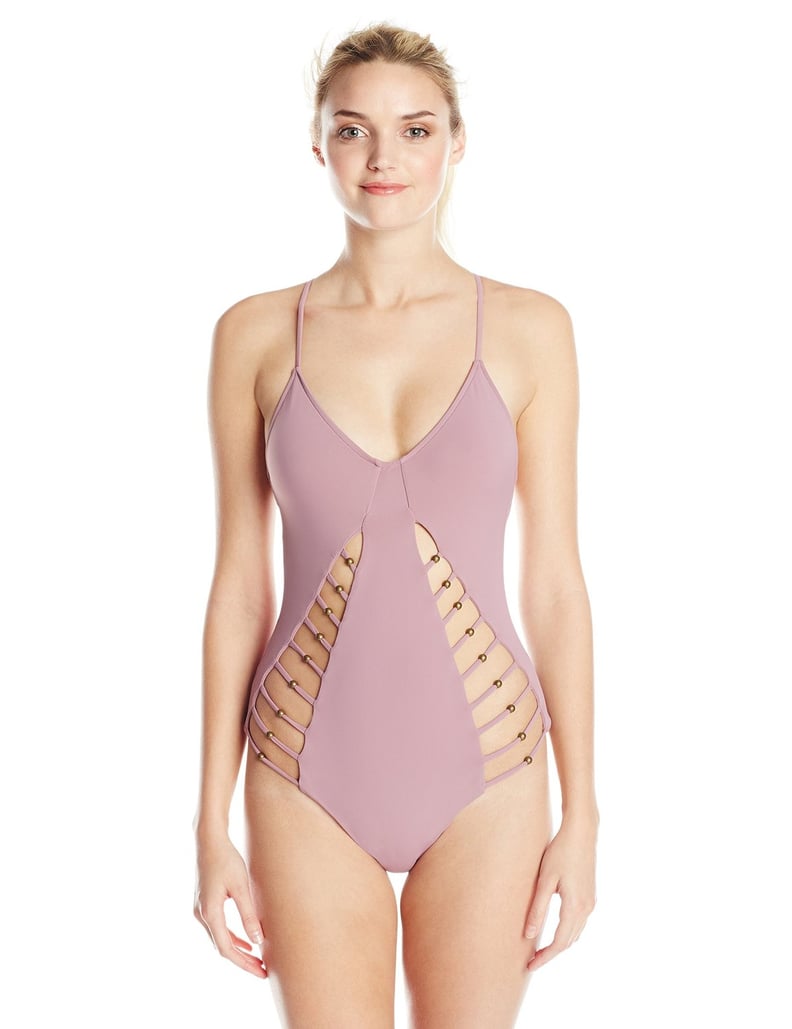 Beyoncé's Mara Hoffman Lattice One-Piece Swimsuit