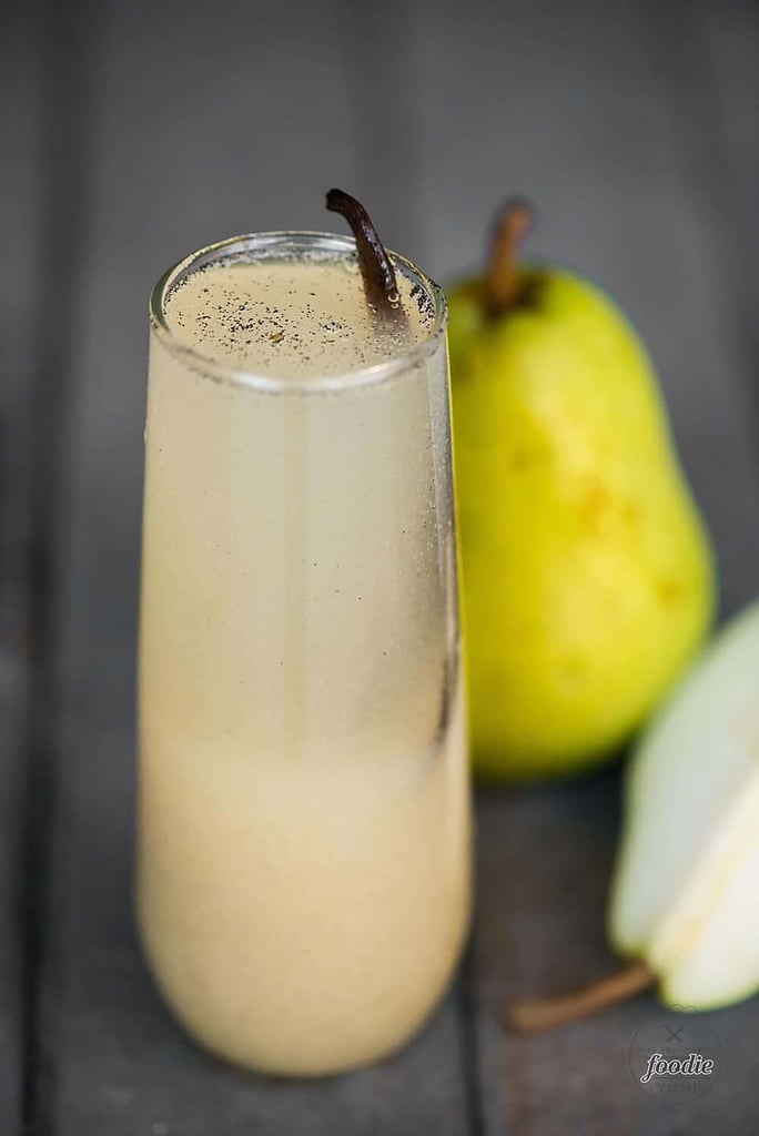 Vanilla Pear Prosecco Cocktail