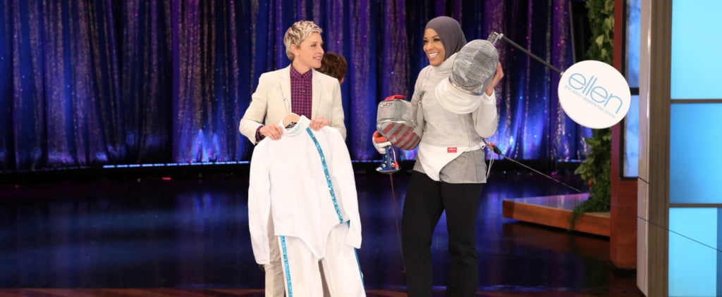 Ibtihaj Muhammad Fencing on The Ellen DeGeneres Show