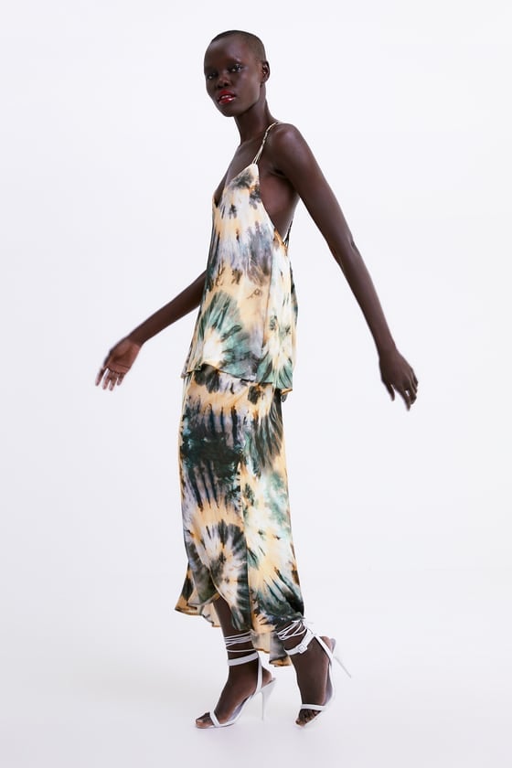 Zara Tie-Dye Printed Top