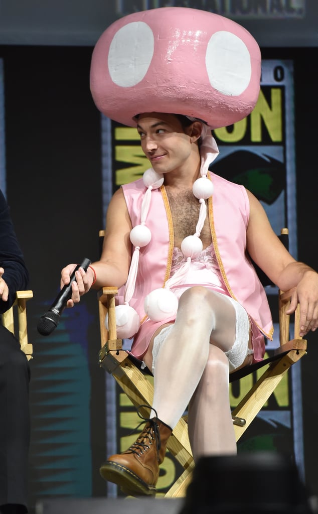 Ezra Miller as Toadette at Comic-Con 2018