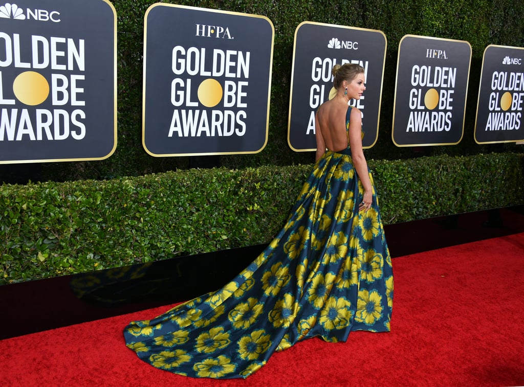 Taylor Swift Wears Etro Couture Gown to Golden Globes