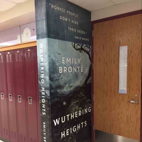 High School With Book Murals