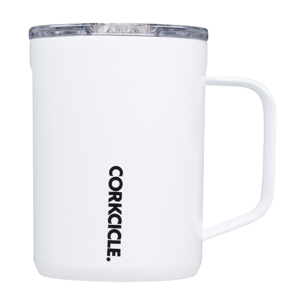 Corksicle 16 Oz White Gloss Thermal Mug