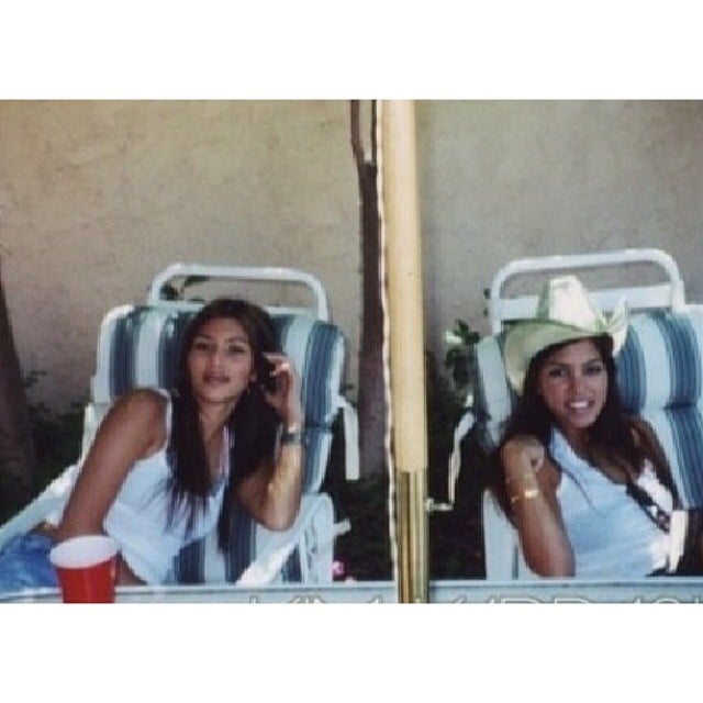 Kim traveled all the way back to 1998 for this photo.
Source: Instagram user kimkardashian