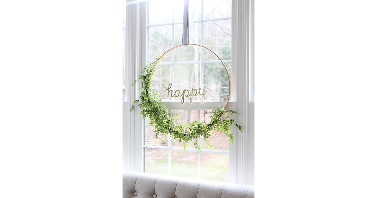 Hoop Wreath DIY Christmas Gifts POPSUGAR Smart Living Photo 14