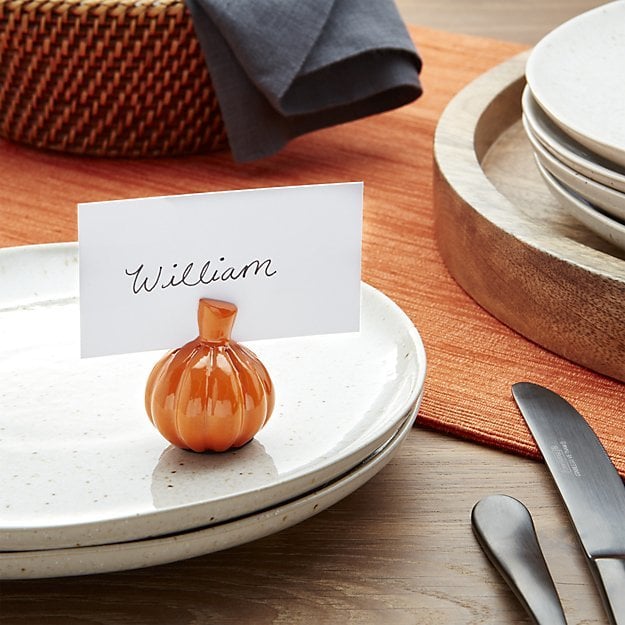 Pumpkin Place Card Holder ($4)