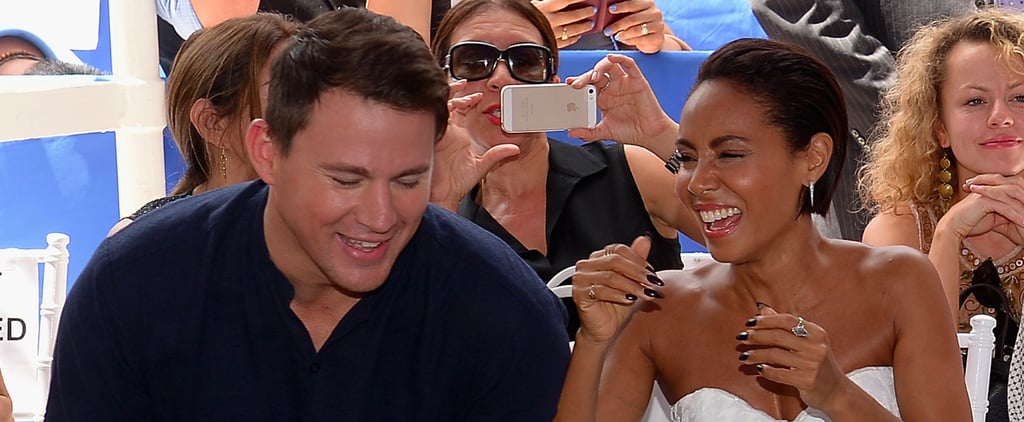 Channing Tatum and Jada Pinkett Smith Miami Hall of Fame