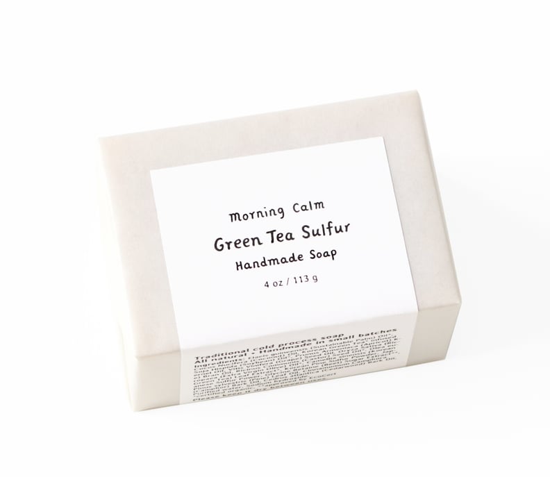 Green Tea Sulfur Soap by Etsy Seller MorningCalm
