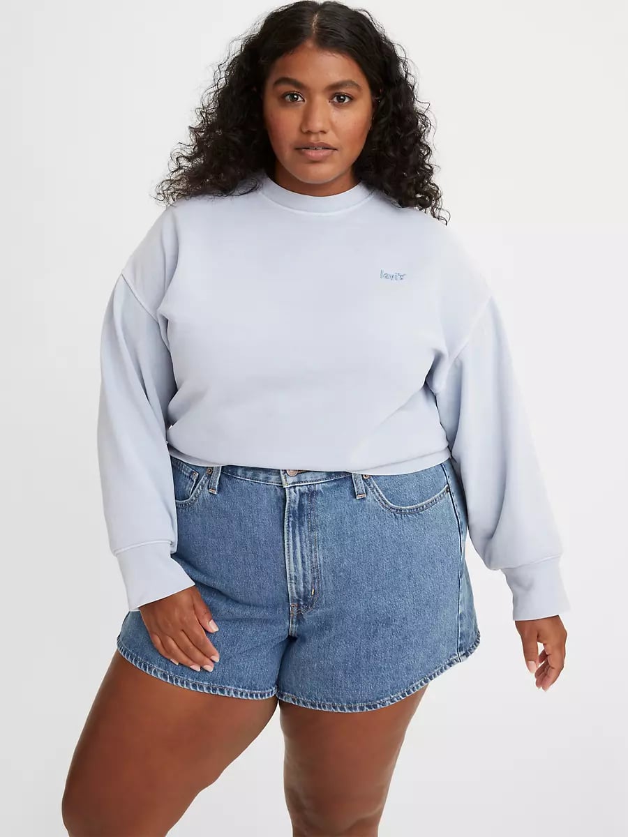 Plus Size Denim Shorts: Levi's High Waisted Mom | 7 Popular Denim Shorts  Styles to Try This Summer | POPSUGAR Fashion Photo 2