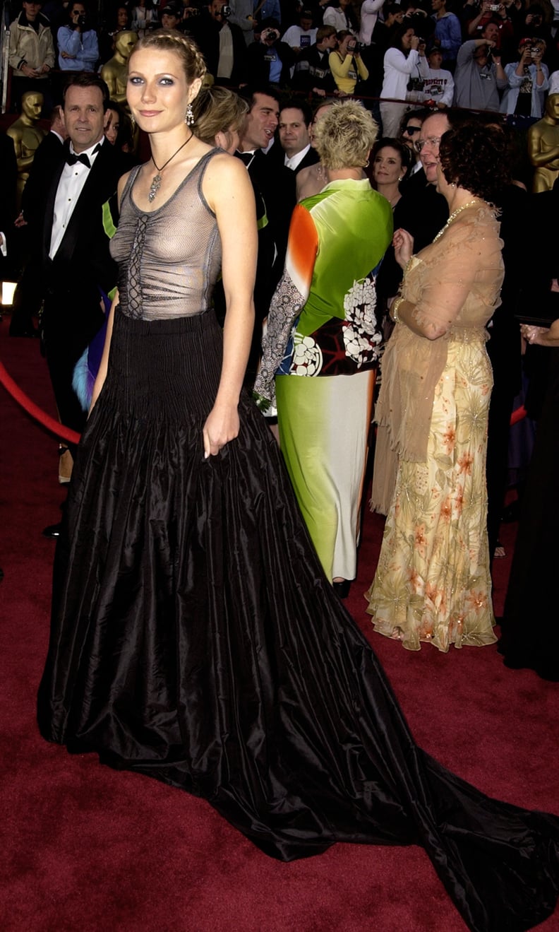 Gwyneth Paltrow Wearing Alexander McQueen at the 2002 Oscars