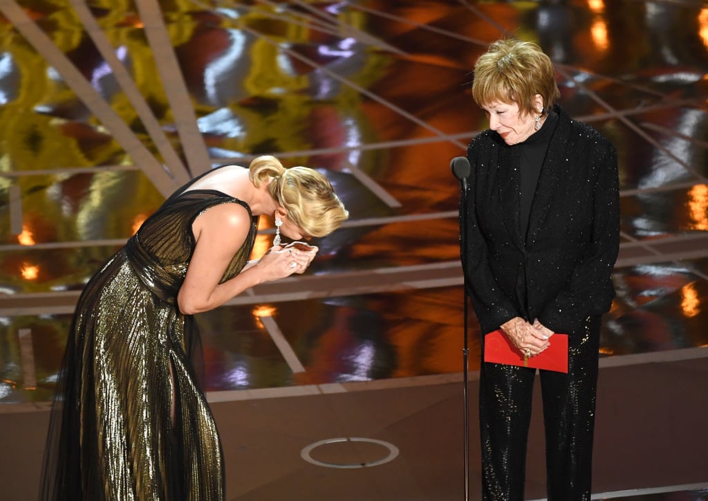 Pictured: Shirley MacLaine and Charlize Theron