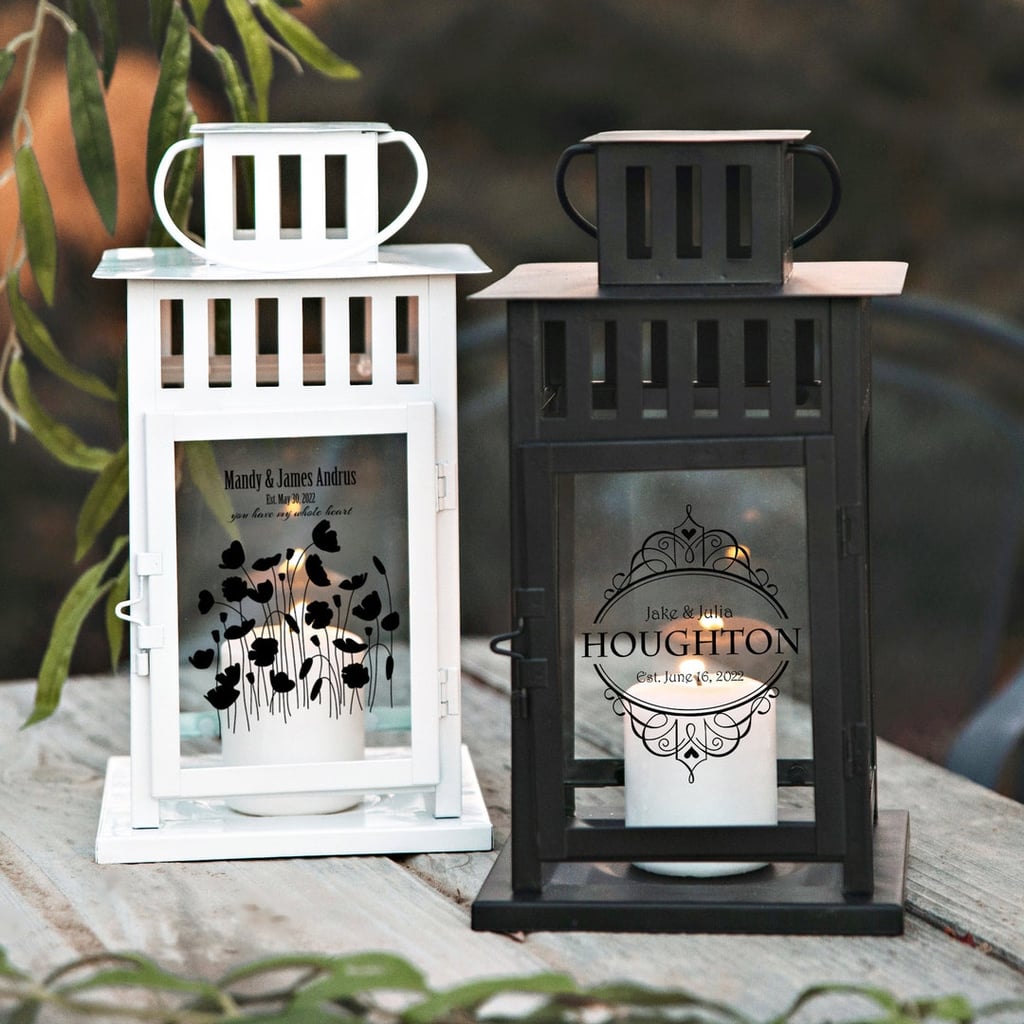 Personalized Wedding Lantern Centerpiece