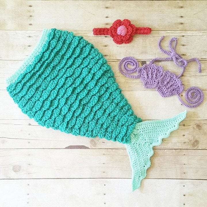 The Little Mermaid Newborn Photo Props