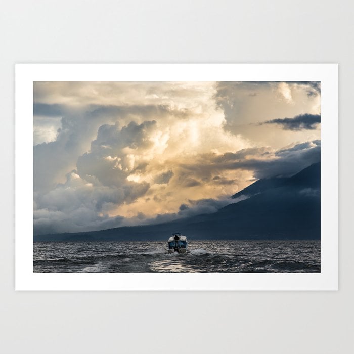 "Lake Atitlan" Art Print by Devin Pedde
