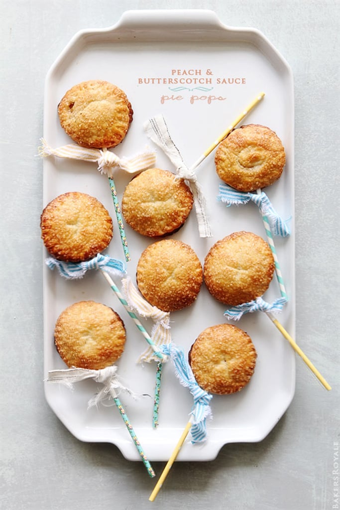 Peach Pie Pops