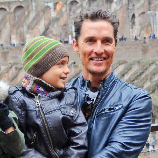 Matthew McConaughey in Rome with His Family | Pictures