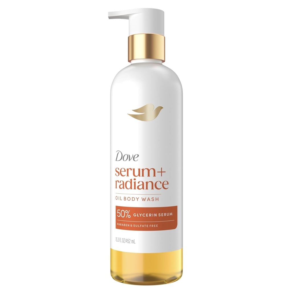Dove Serum+ Shower Oil Body Wash with Jojoba & Monoi Flower Oils, Radiance