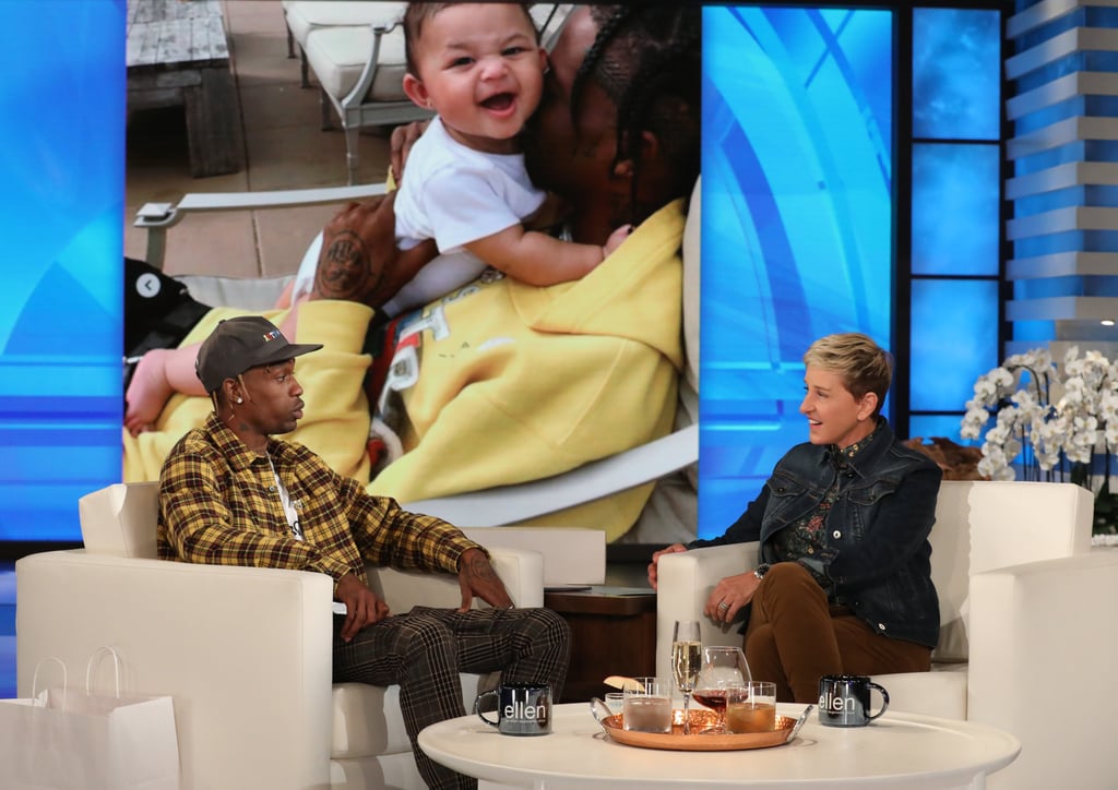 Travis Scott Talking About Kylie Giving Birth on Ellen
