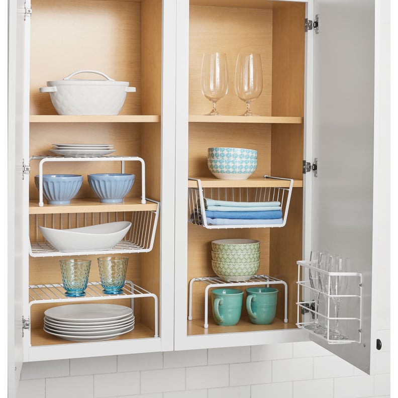 6 brilliant organizing ideas!  Plate shelves, Kitchen cupboard