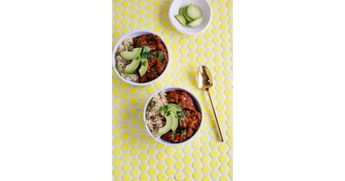HighProtein Vegetarian Chili Vegan Chili Recipes POPSUGAR Fitness