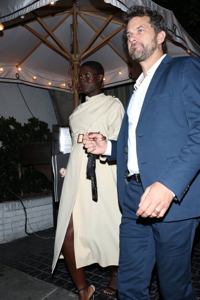 October 2018: Joshua Jackson and Jodie Turner-Smith Look Cosy at a Party