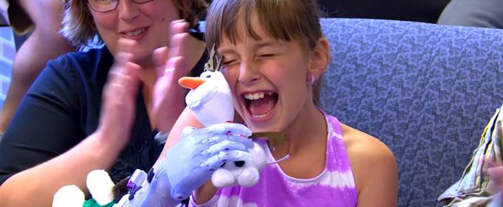 Little Girl Gets Frozen Prosthetic Arm
