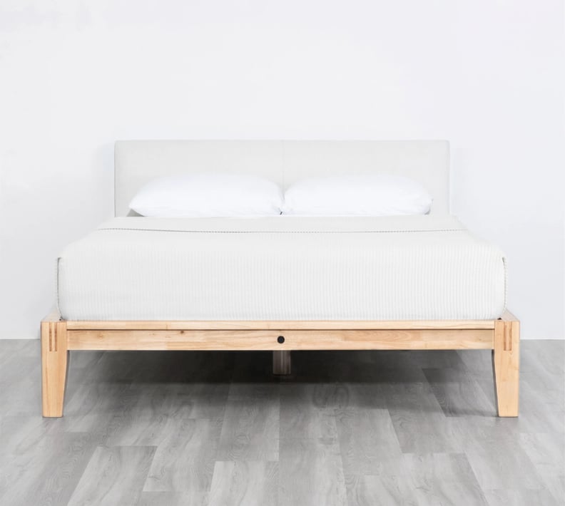 Thuma Bed Frame in Natural and Light Linen