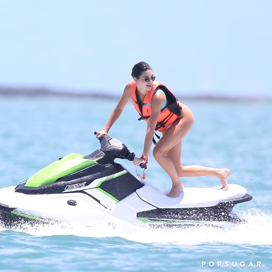 Kendall Jenner's Blue Bikini in Mexico 2018