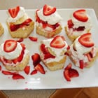 4th of July Desserts - Strawberry Cream Cheese Clouds