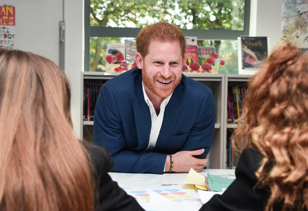 Prince Harry in Nottingham on World Mental Health Day Photos