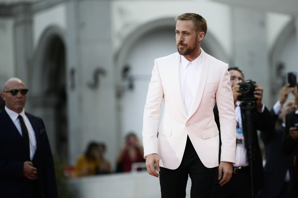 Ryan Gosling Promoting First Man Pictures