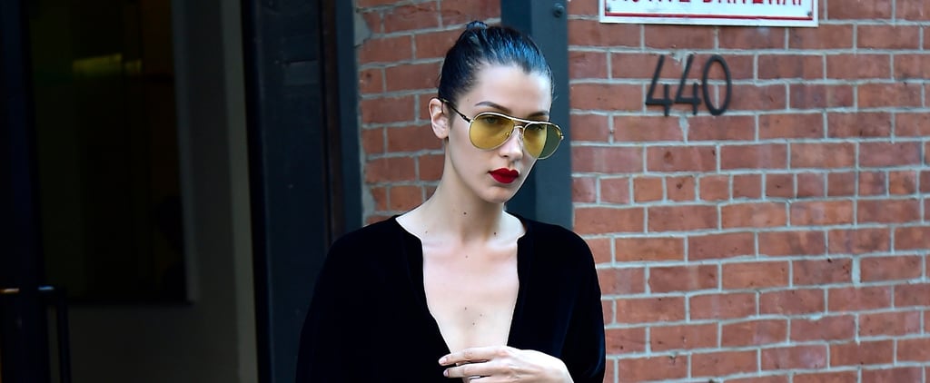 Bella Hadid's Yellow Sunglasses