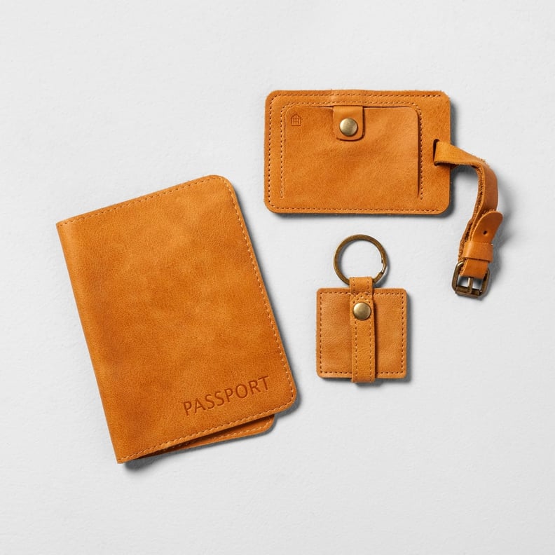 Passport, Cord Holder, and Luggage Tag Travel Set