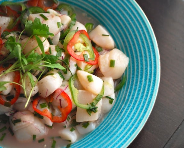 Easy Key Lime Scallop Ceviche