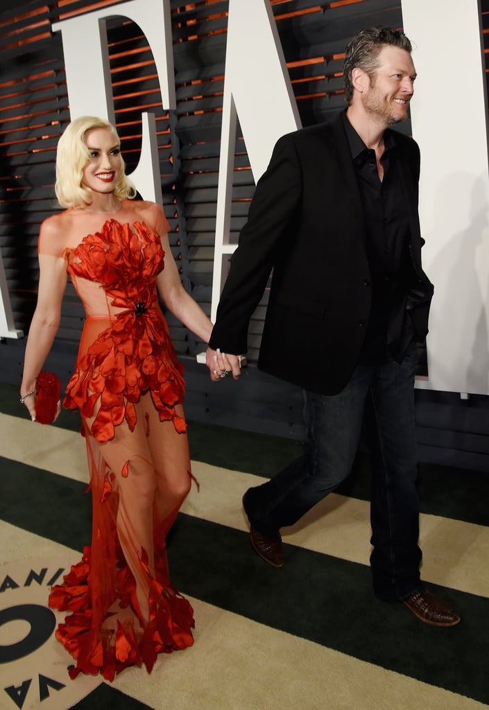 Gwen Stefani and Blake Shelton at Vanity Fair Party 2016