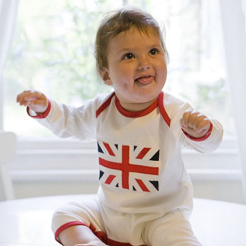 This Union Jack Baby Jumpsuit ($38) is a sweet way to bring a little British heritage to an infant's wardrobe.
