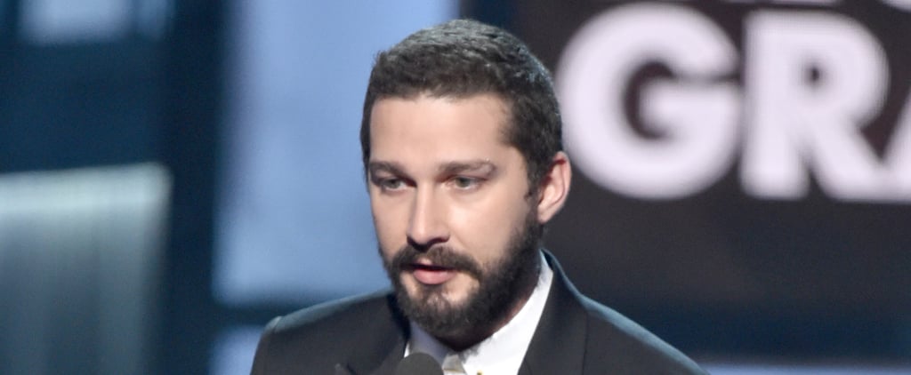 What Was Shia LaBeouf Reading at the Grammys?