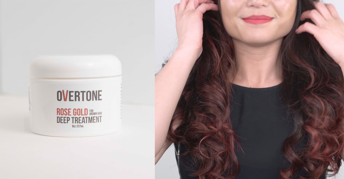 Overtone Rose Gold For Brown Hair Deep Treatment | PS Beauty
