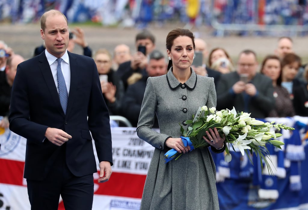 Prince William and Kate Middleton in Leicester November 2019