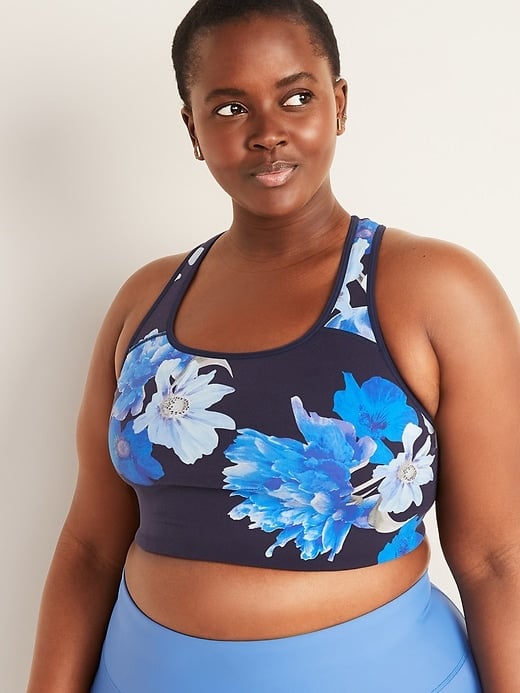 Old Navy Medium Support PlusSize Racerback Floral Sports Bra Best