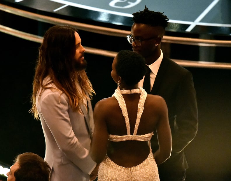 Then Lupita's little brother walked up and was like, "Am I interrupting anything?"