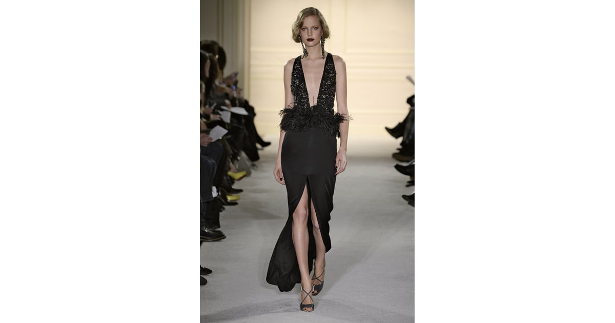 Marchesa Fall 2015 | Feathers Fall 2015 Fashion Trend | POPSUGAR ...