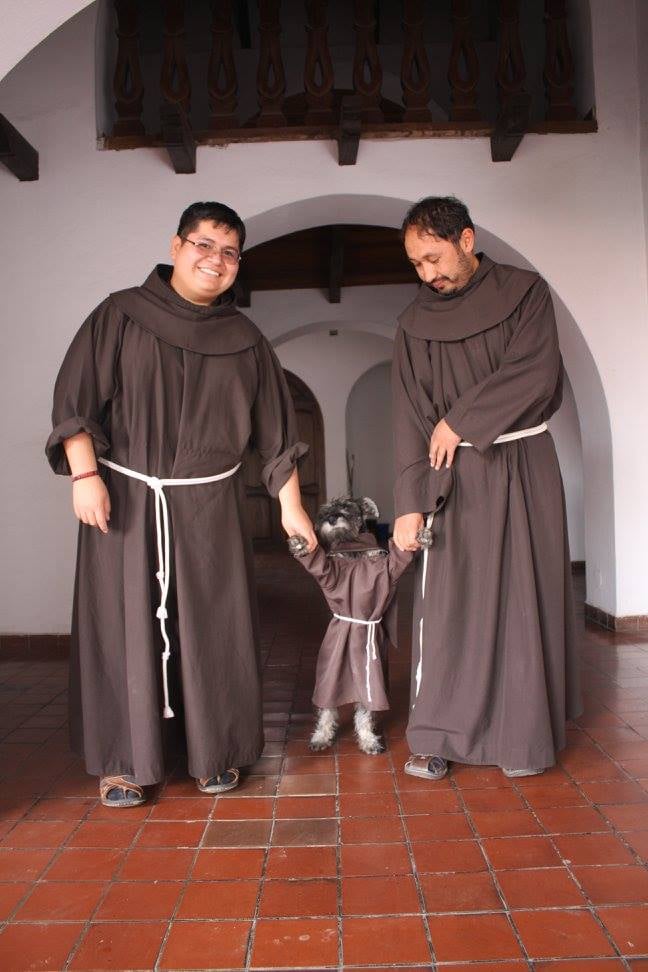 Dog Adopted by Monastery in Bolivia