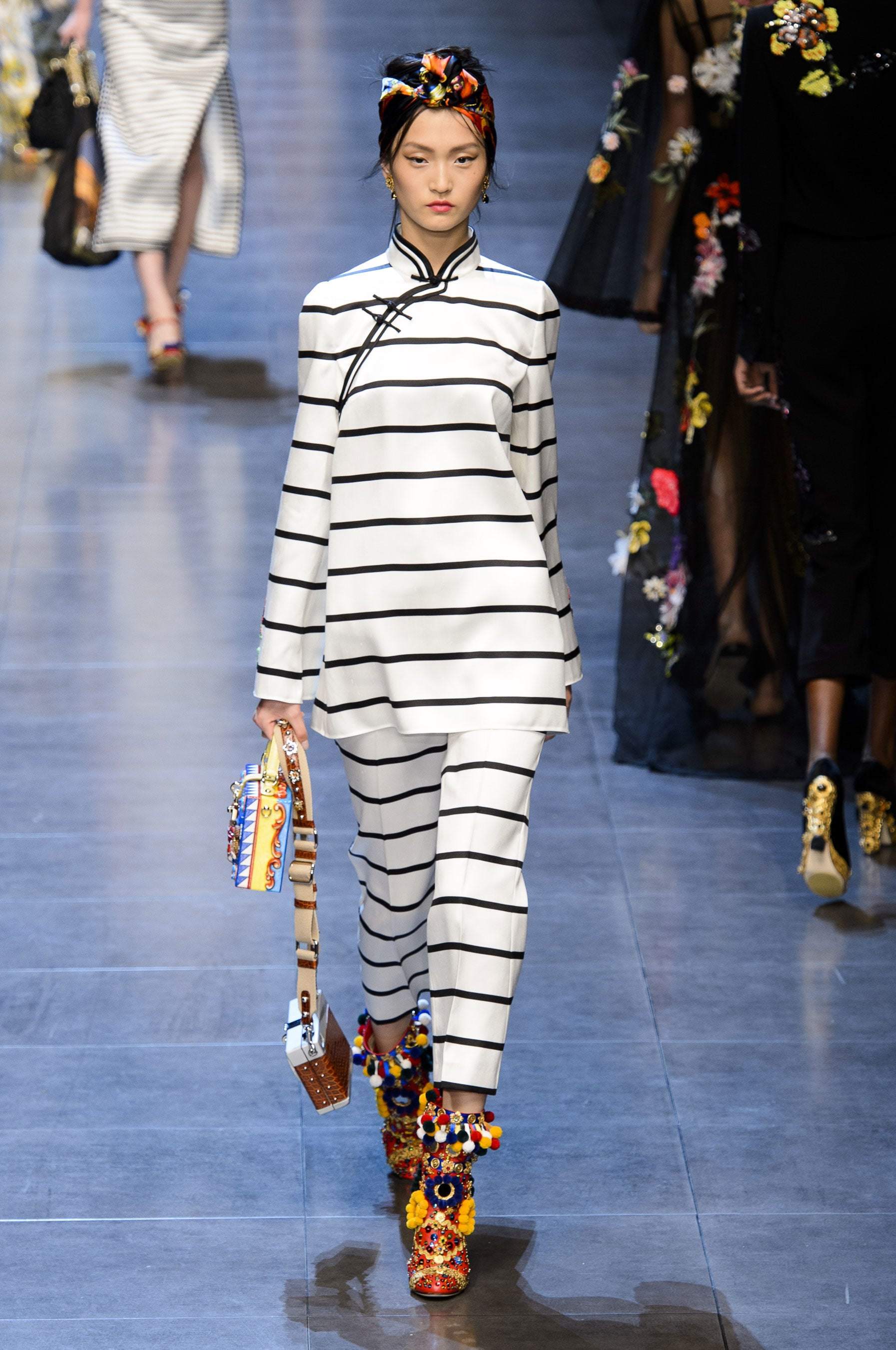 Milan Fashion Week AW16: Camel coat & Silk scarf//Les Copains show } -  Meagan's Moda